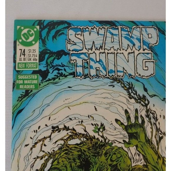 DC Comics Swamp Thing Issues #73 and #74 1988 New Format By Rick Veitch - Picture 8 of 10